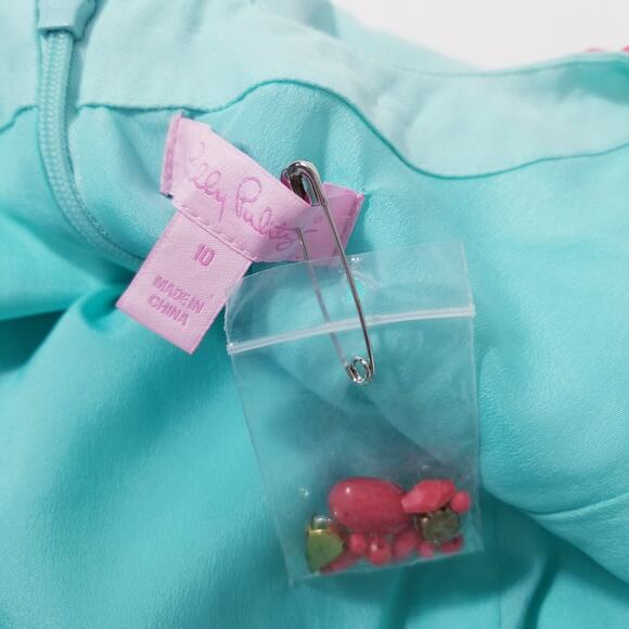 Lilly Pulitzer Beaded Jeweled Rhinestones Sheath Dress - Picture 15 of 16